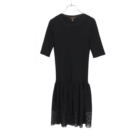 路易威登 Monogram 連身裙 RW132W F4KD08ODB 棉黑色二手 LV L 碼