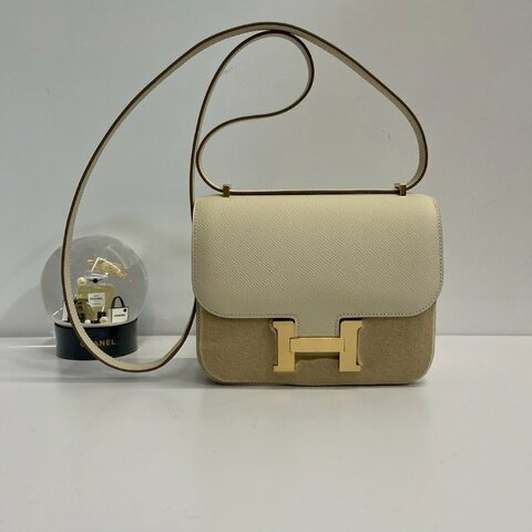 Hermes 康康19 奶昔白