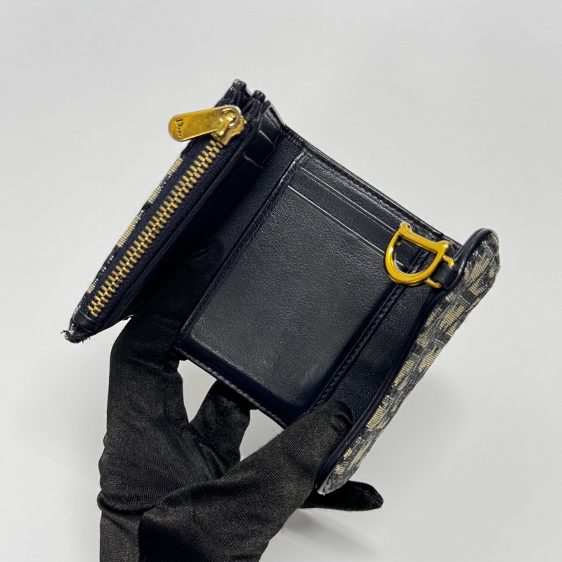 【超！級！新】 Dior Saddle 馬鞍老花短夾 全配🎁 （專櫃24000）-9