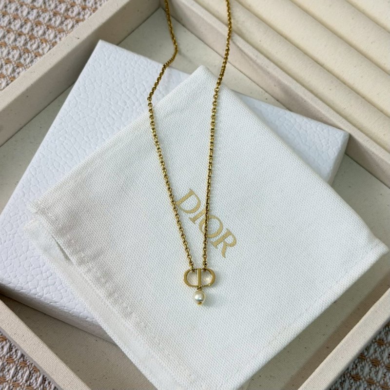 🏷Dior 迪奧．Petit CD 珍珠項鍊-0