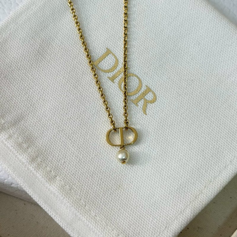 🏷Dior 迪奧．Petit CD 珍珠項鍊-2