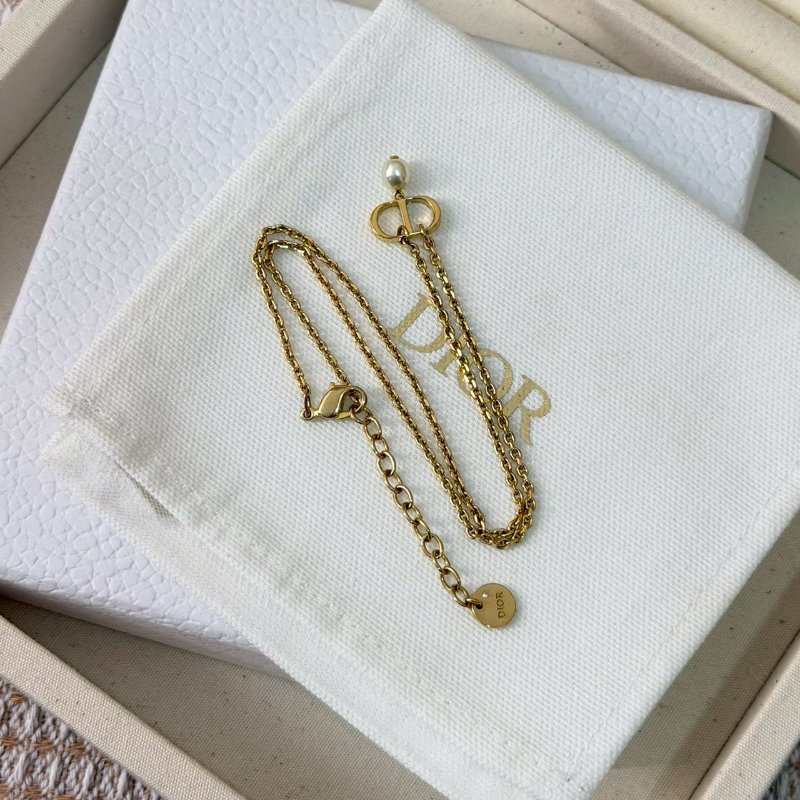 🏷Dior 迪奧．Petit CD 珍珠項鍊-6