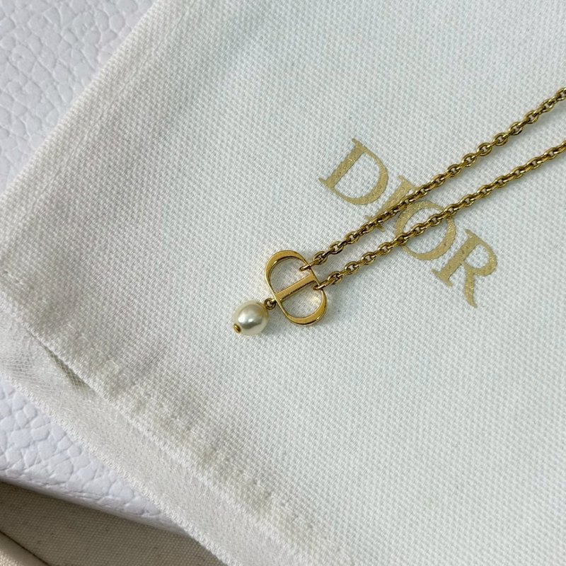 🏷Dior 迪奧．Petit CD 珍珠項鍊-7