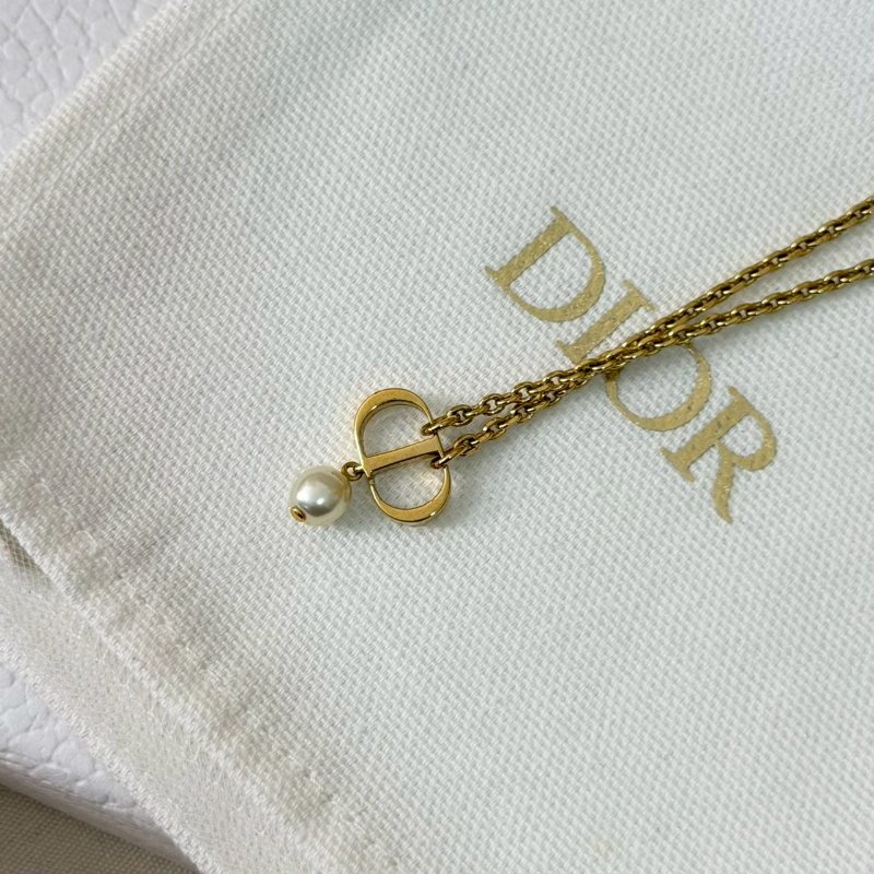 🏷Dior 迪奧．Petit CD 珍珠項鍊-8