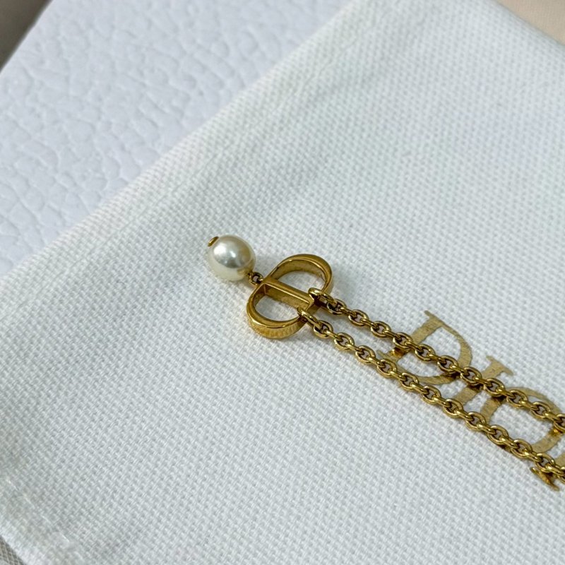 🏷Dior 迪奧．Petit CD 珍珠項鍊-10