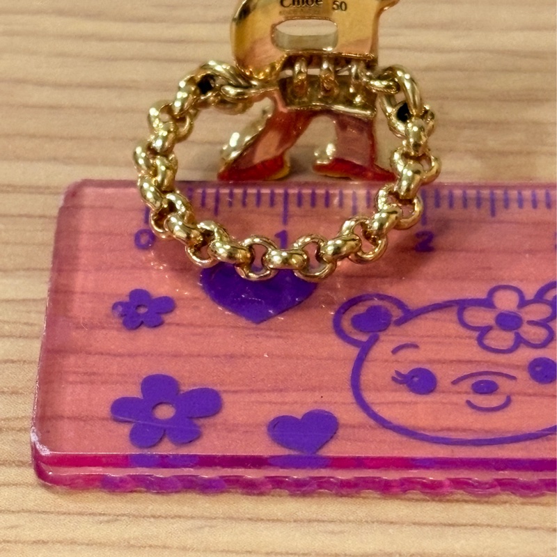 Chloe Alphabet戒指R~50mm-5