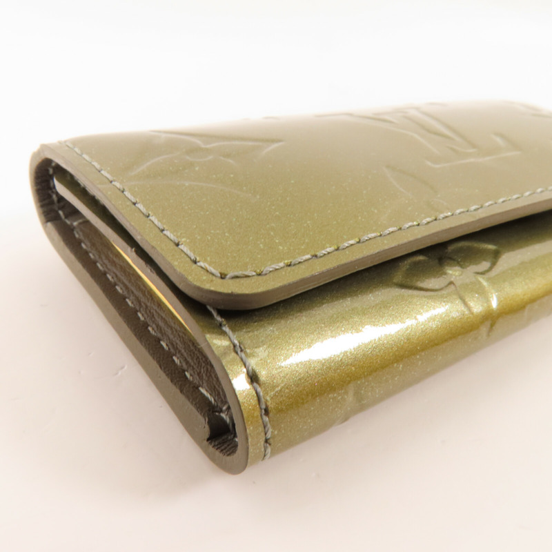 LOUIS VUITTON Monogram Vernis 4Key Holder金扣鎖匙包-4