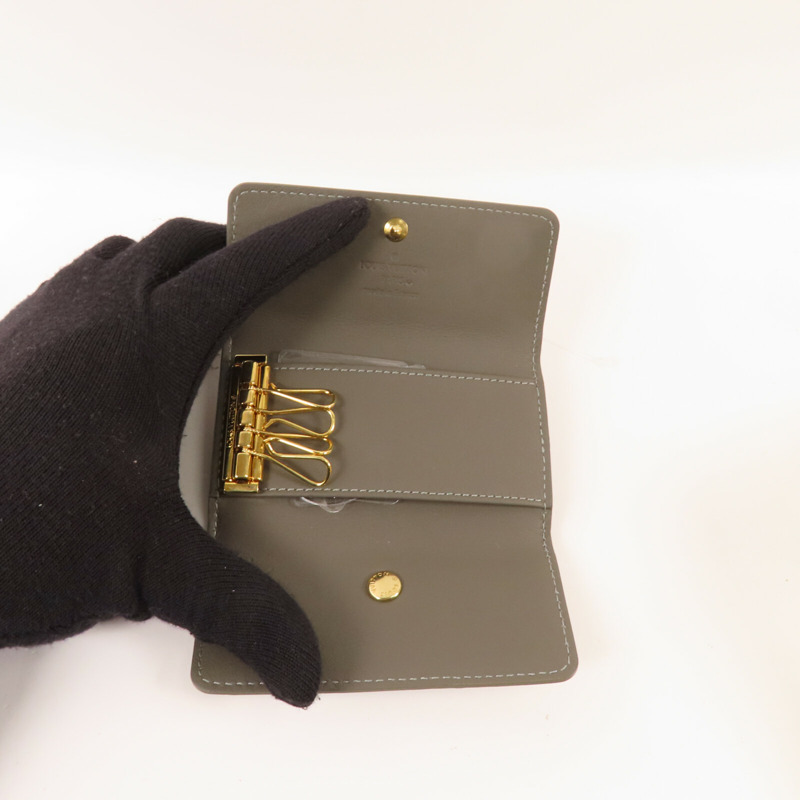 LOUIS VUITTON Monogram Vernis 4Key Holder金扣鎖匙包-8