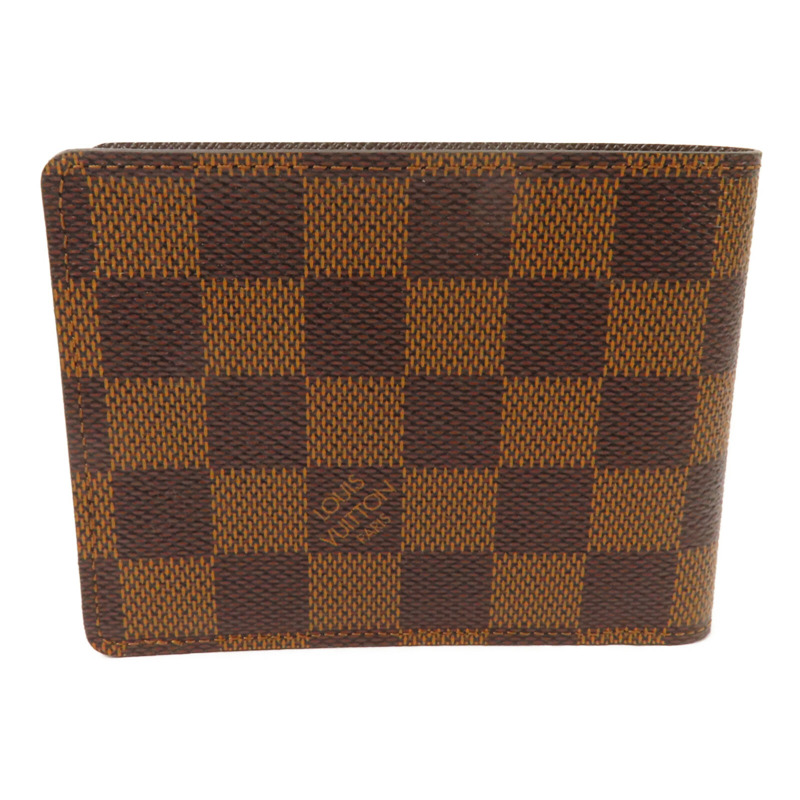 LOUIS VUITTON Damier Ebene Multiple Wallet短錢包-1