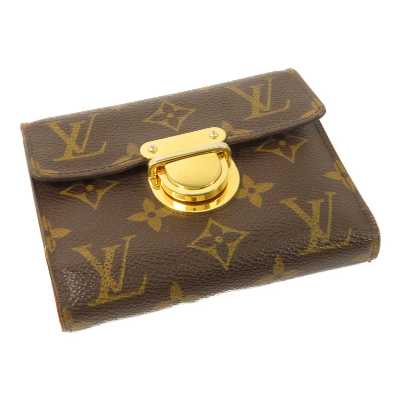 LOUIS VUITTON Monogram Koala Wallet金扣錢包-4