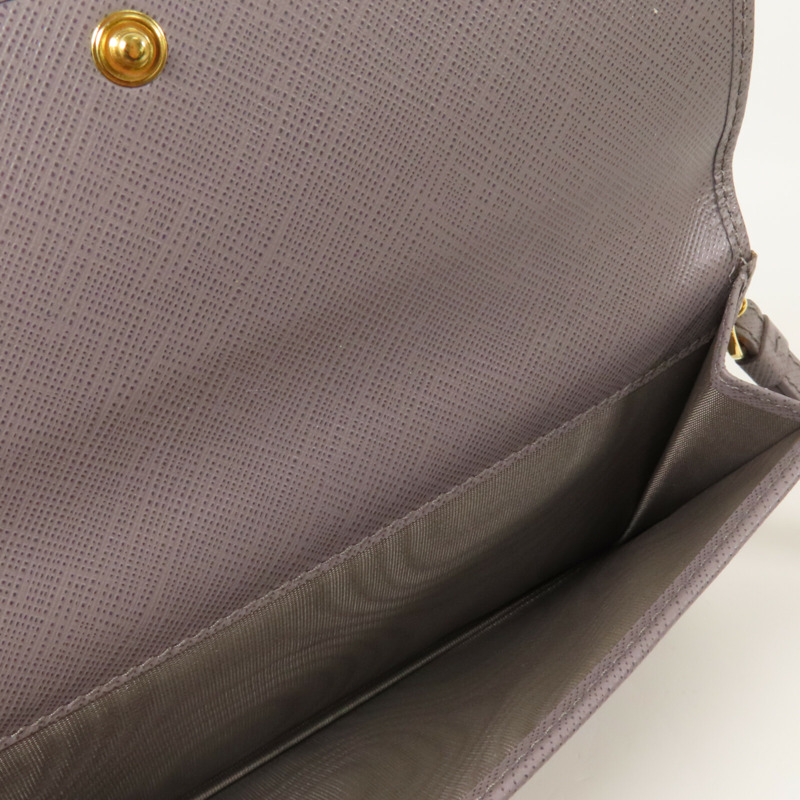 Salvatore Ferragamo 牛皮皮革Long Wallet金扣長錢包-9