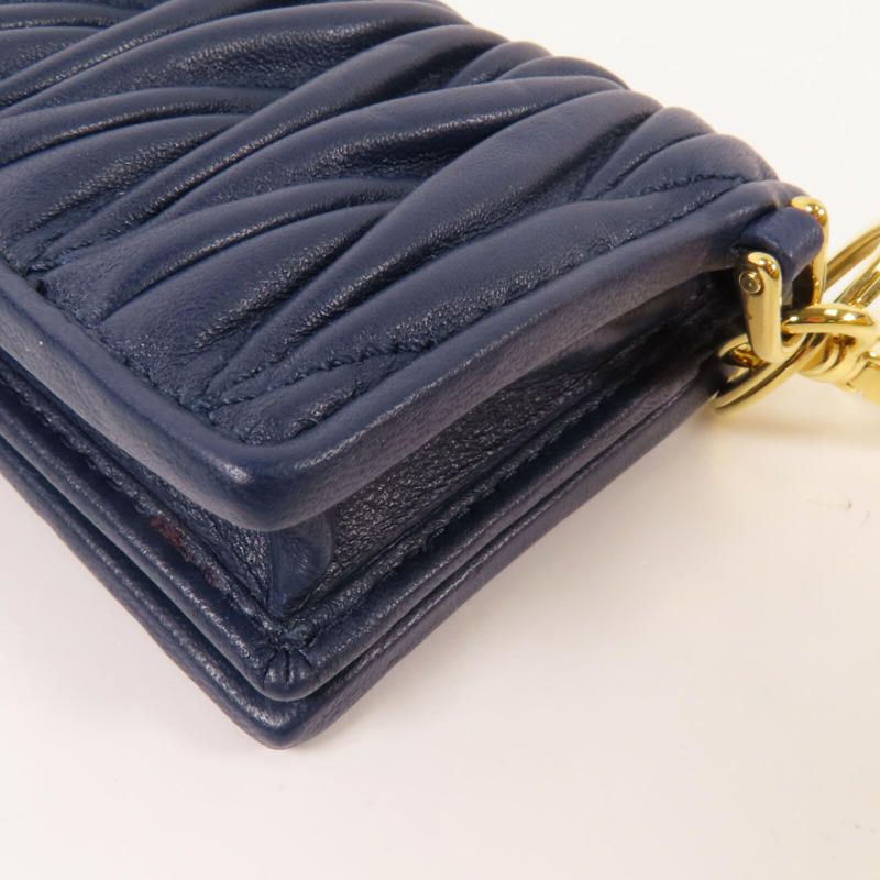 Miu Miu 羊皮皮革Card Case金扣卡套-5