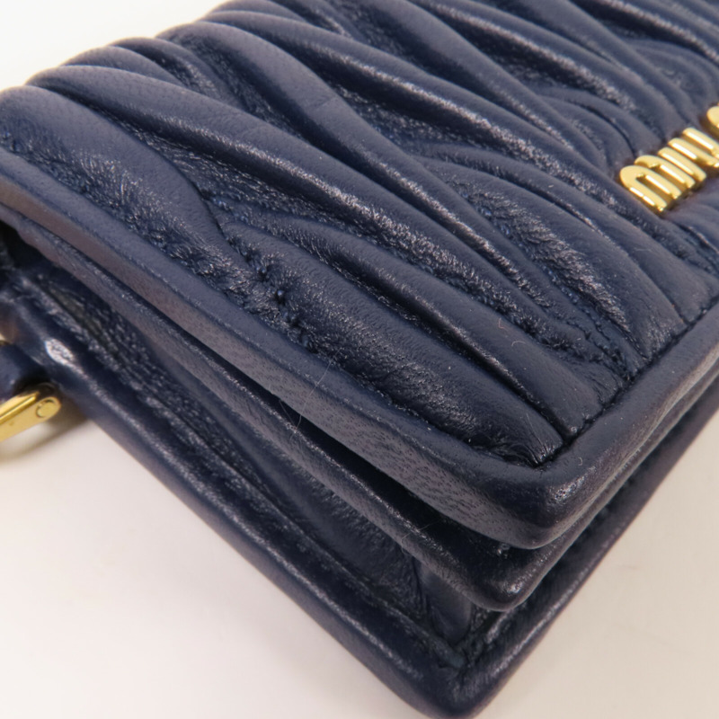 Miu Miu 羊皮皮革Card Case金扣卡套-7