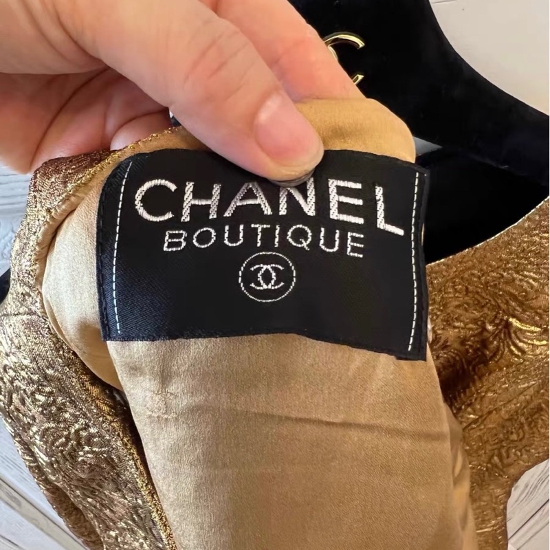 CHANEL西陣織套裙36碼-4