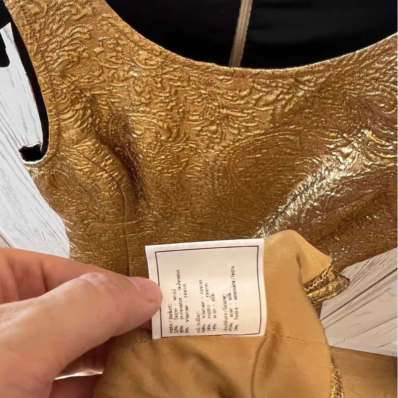 CHANEL西陣織套裙36碼-6