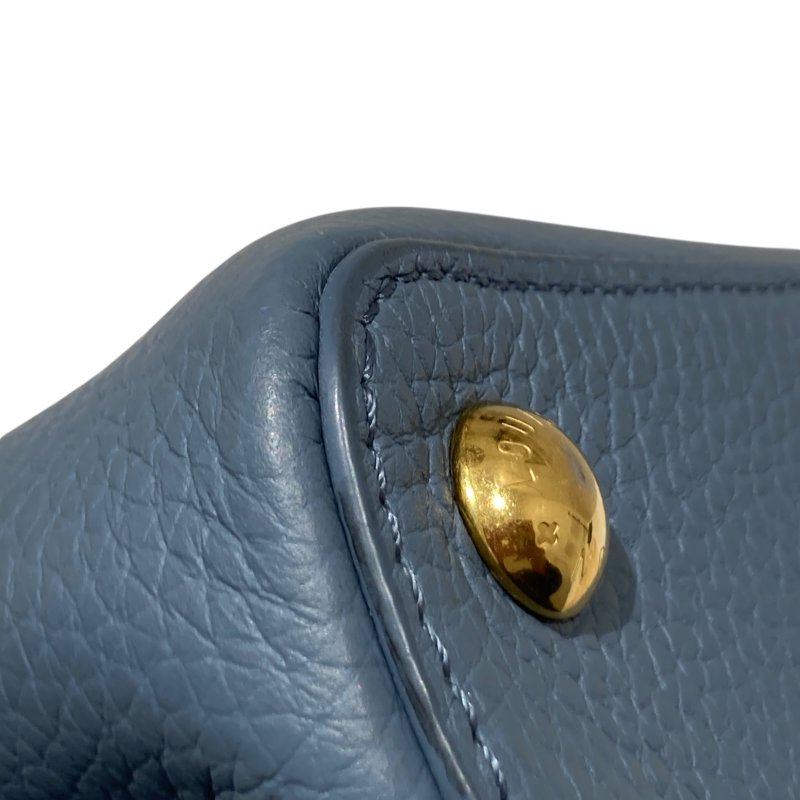 LOUIS VUITTON 路易威登 CAPUCINES BB SCRUNCHIE M58726 單肩包/兩用手提包 TAURILLON皮革 藍色-10