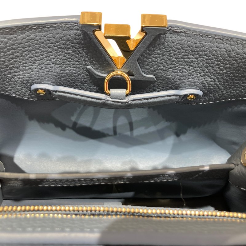 LOUIS VUITTON 路易威登 CAPUCINES BB SCRUNCHIE M58726 單肩包/兩用手提包 TAURILLON皮革 藍色-14