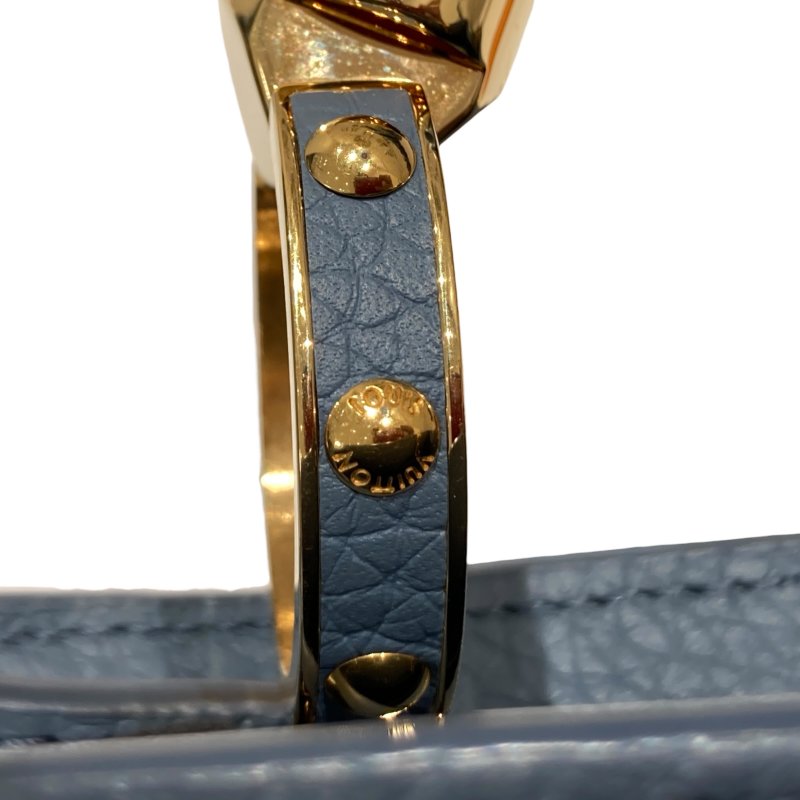 LOUIS VUITTON 路易威登 CAPUCINES BB SCRUNCHIE M58726 單肩包/兩用手提包 TAURILLON皮革 藍色-18