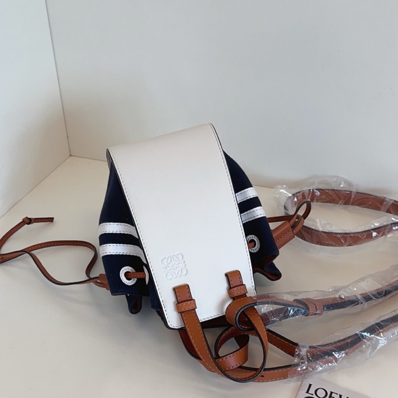 【99新🆕】Loewe Hammock mini 限量款 海軍風迷你吊床包 手提包 單肩包 斜挎包-6