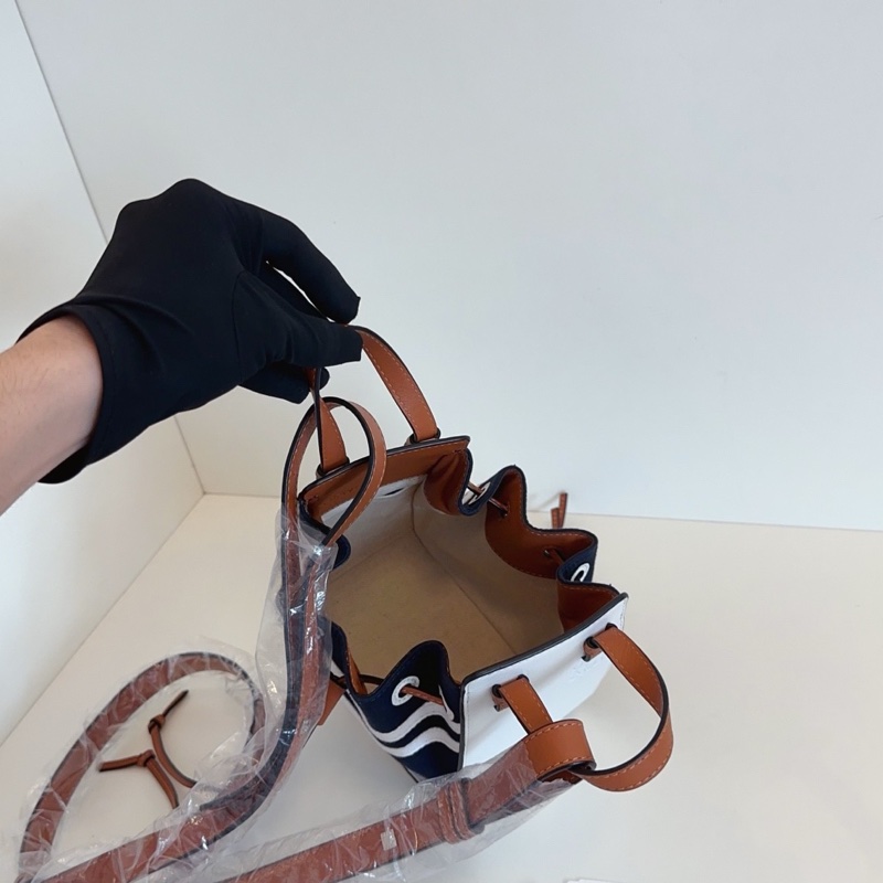【99新🆕】Loewe Hammock mini 限量款 海軍風迷你吊床包 手提包 單肩包 斜挎包-8