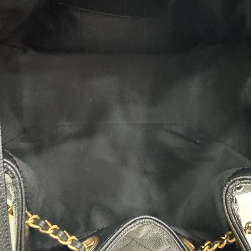 Chanel 香奈兒 25bag荔枝皮黑金中號 有購證-9