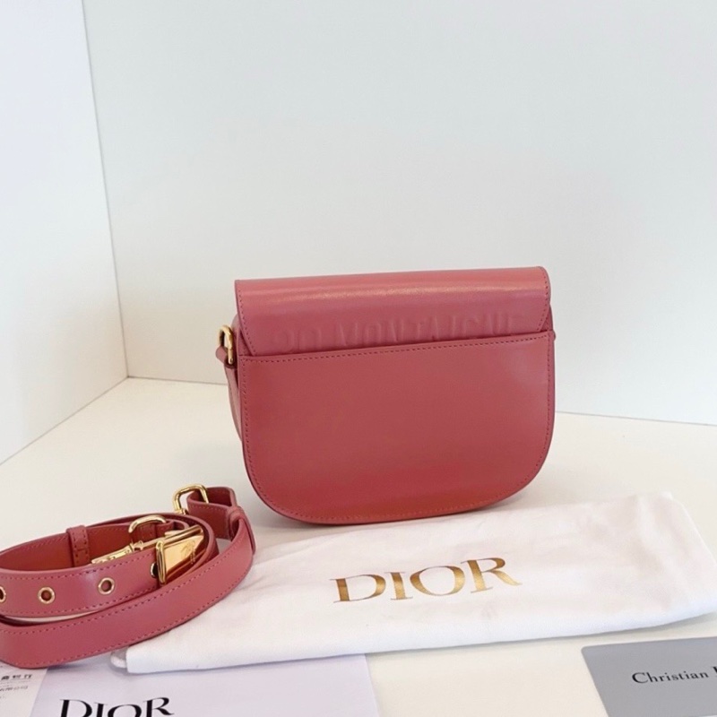 【99新🆕】Dior 新色薔薇粉💘全皮Bobby馬鞍包 小號small 斜挎包-2