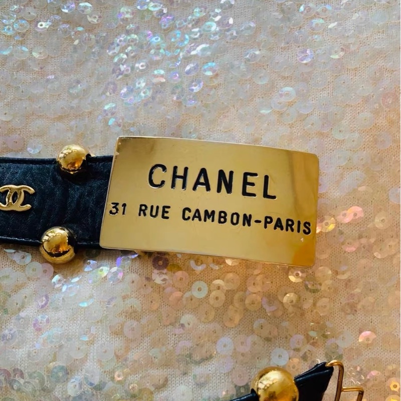 CHANEL中古腰帶75釐米-6