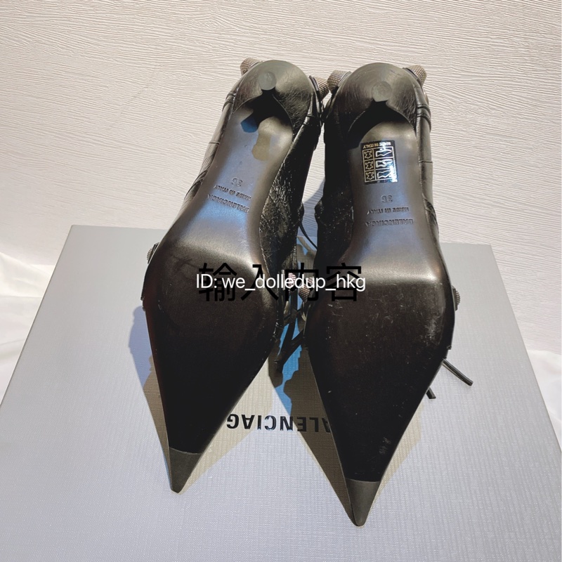 BALENCIAGA 黑色 Boots 36碼-8