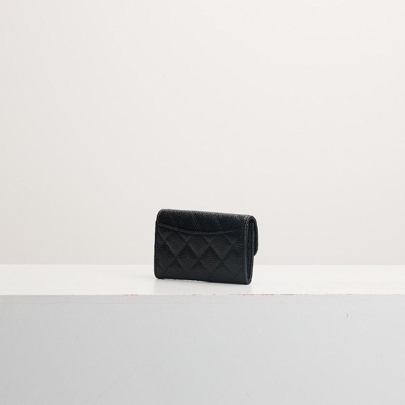 二手Chanel CF卡包/黑金牛 芯片款-4