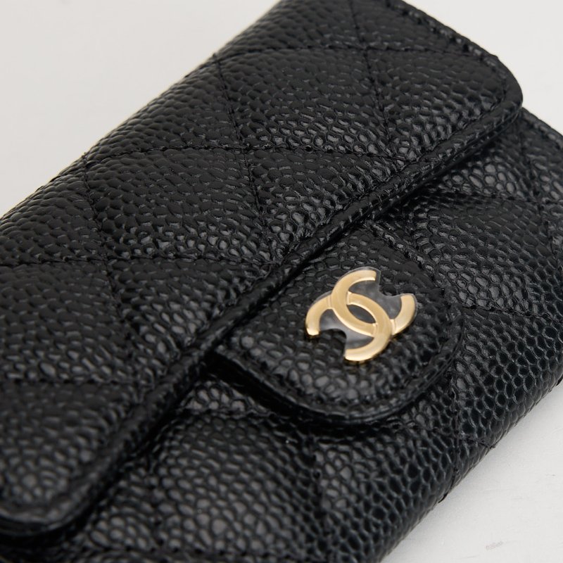 二手Chanel CF卡包/黑金牛 芯片款-6