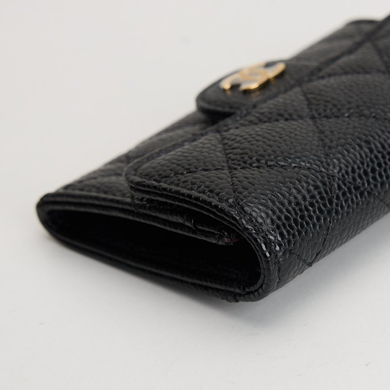 二手Chanel CF卡包/黑金牛 芯片款-9