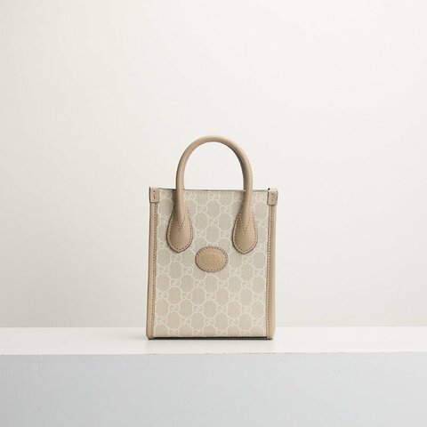 二手Gucci Retro mini 琴譜包 燕麥色