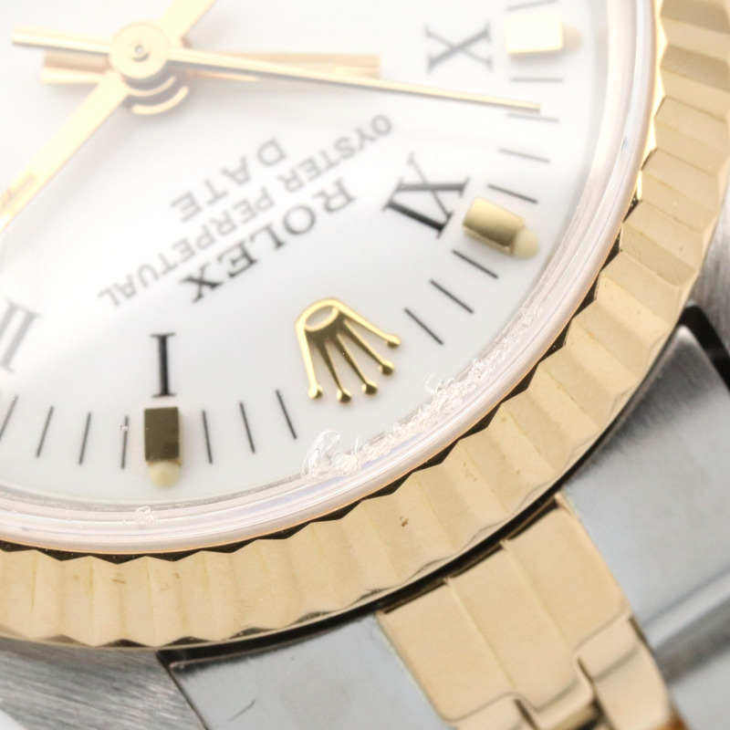 白色錶盤 18K黃金 不鏽鋼 Lady-Datejust 26 腕錶【ROLEX 勞力士】 69173-5