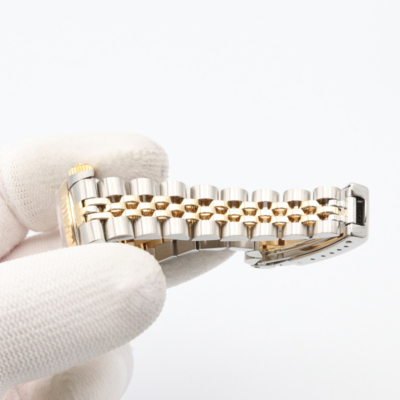 白色錶盤 18K黃金 不鏽鋼 Lady-Datejust 26 腕錶【ROLEX 勞力士】 69173-9