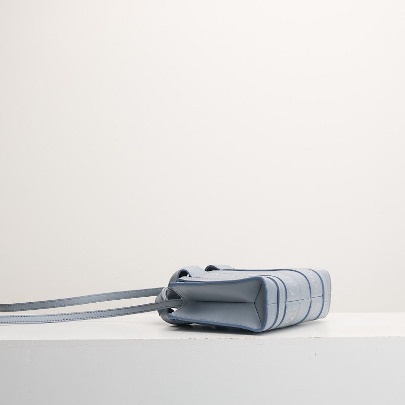 二手Chloé woody tote mini灰藍-2