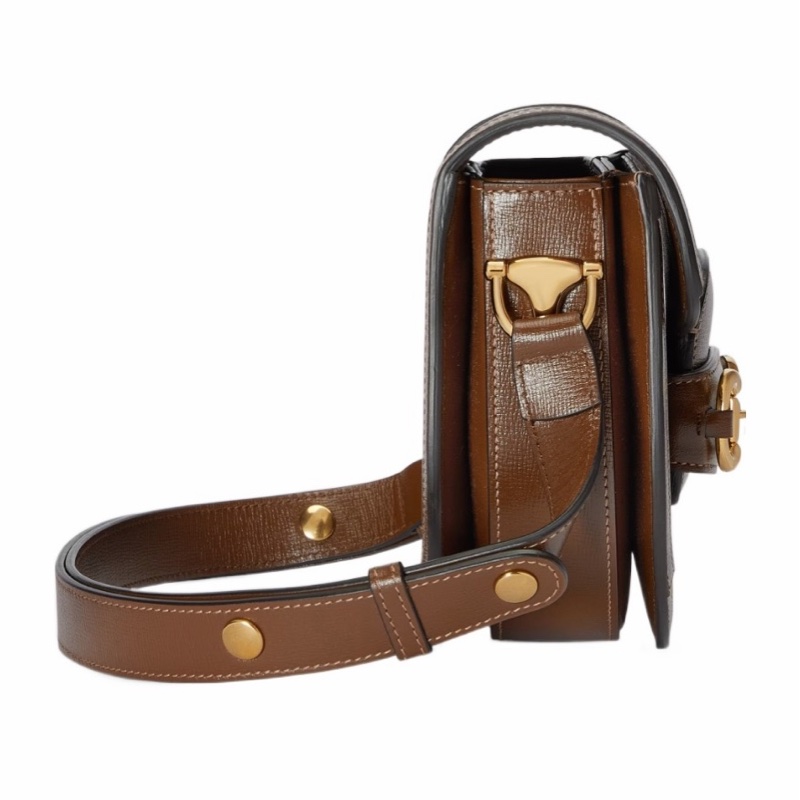 Gucci 女士 HORSEBIT 1955 馬銜扣迷你單肩包均碼碼MINI、18.5cm*7.5cm*17cm-4