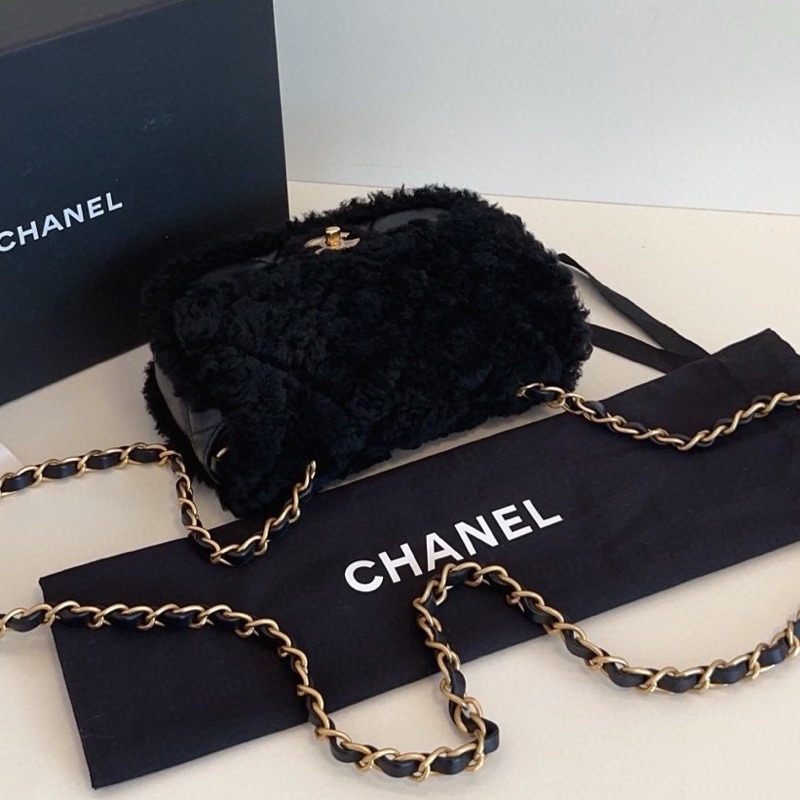 【全新全套帶膜🆕🎁】Chanel 25K24K秋冬大爆款🔥新款秀款 黑色金扣翻蓋泰迪包 小號small 斜挎包-5