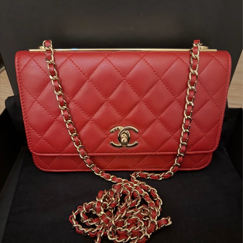 香奈兒Chanel WOC 鏈子皮夾-5