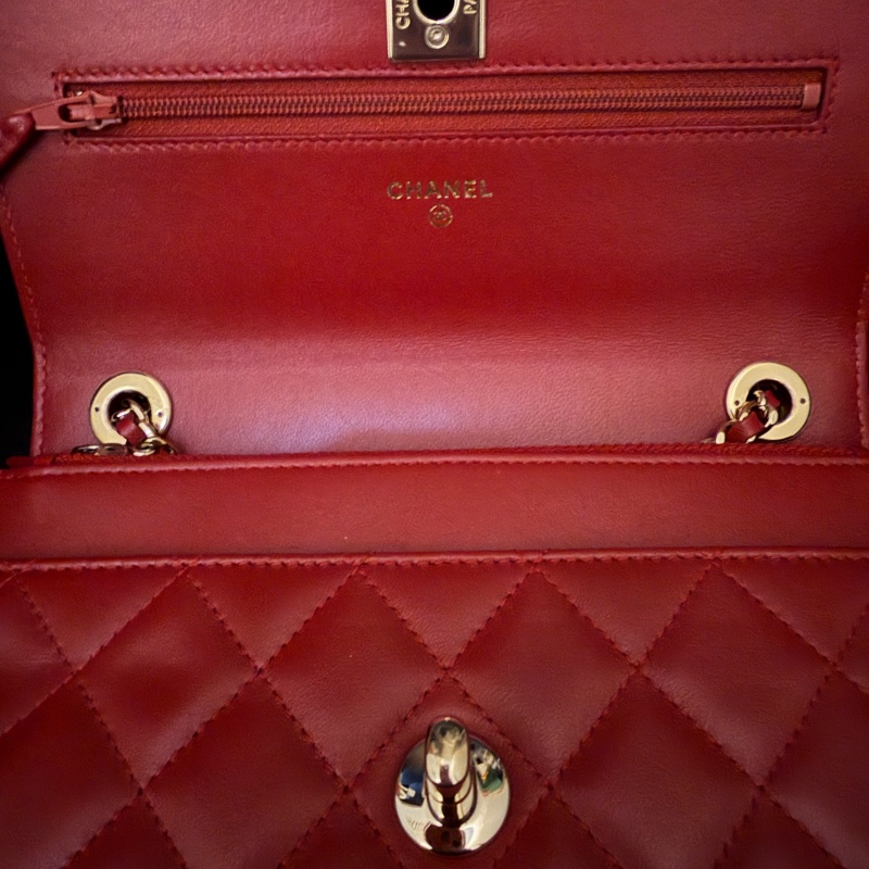 香奈兒Chanel WOC 鏈子皮夾-13
