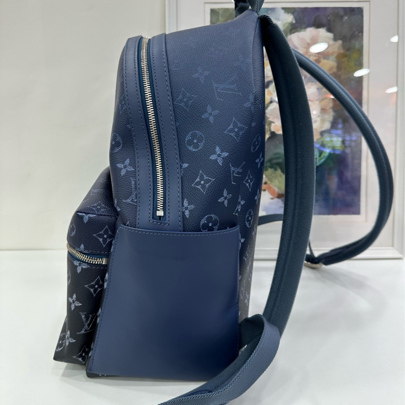 LV 路易威登Discovery 經典老花漸變色阿波羅雙肩包 小號 低調又有辨識度 晶片 尺寸29x20x38-3