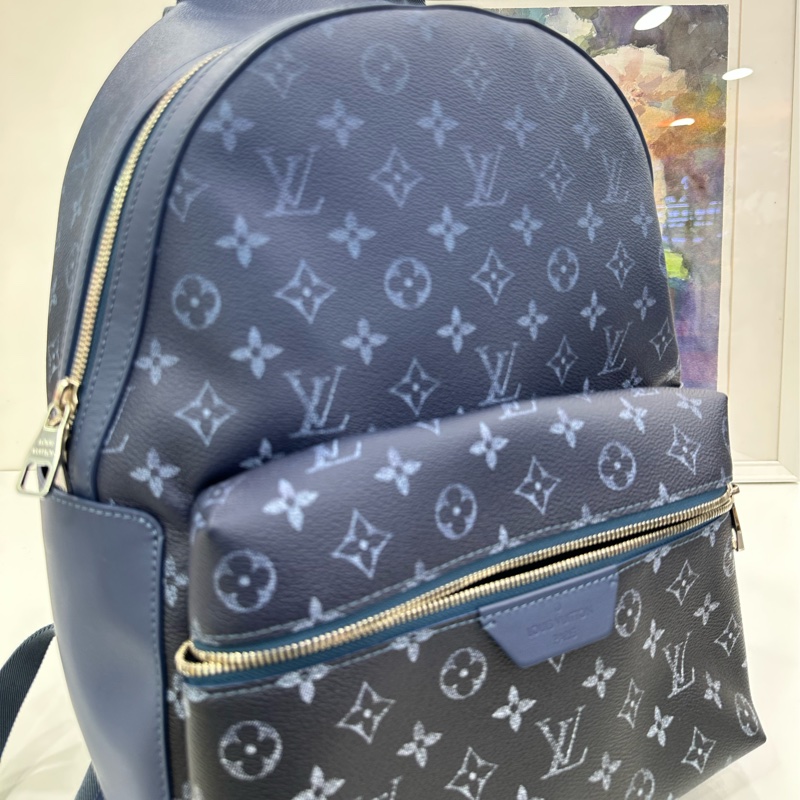 LV 路易威登Discovery 經典老花漸變色阿波羅雙肩包 小號 低調又有辨識度 晶片 尺寸29x20x38-5