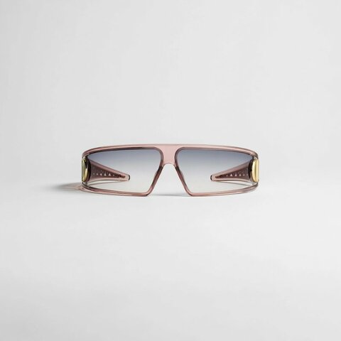 「Dior」全新未拆 Very M1U 透明粉紅色面罩式太陽眼鏡 髮箍 墨鏡 Jisoo同系列 VERYM1UXR_40B1