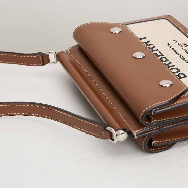 二手Burberry title雙面帆布包-13