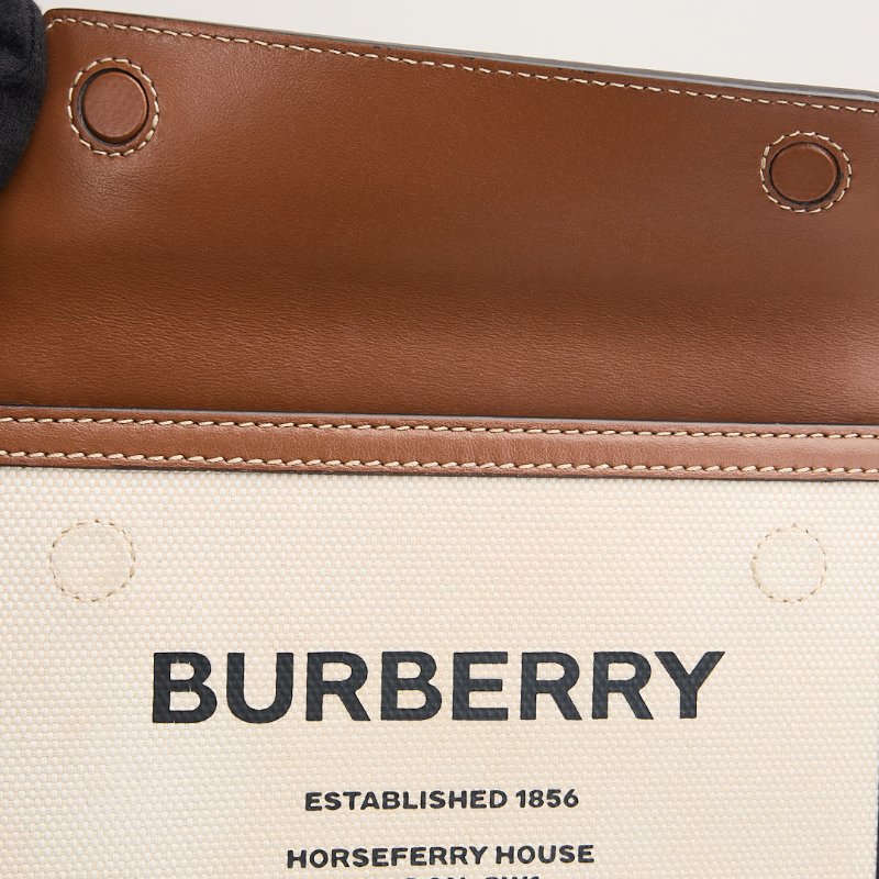 二手Burberry title雙面帆布包-18