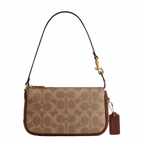 Coach 女士 PLAZA 經典SIGNATURE 18 手包均碼碼17.5cm*3.5cm*10.5cm