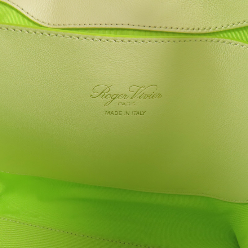 Roger Vivier 帆布2Way Shoulder Bag銀扣手挽肩背兩用袋-10