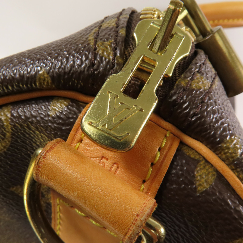LOUIS VUITTON Monogram Keepall Bandouliere 50金扣波士頓包-14