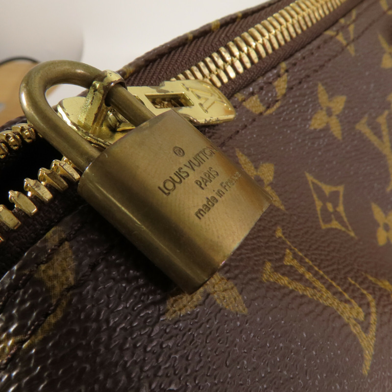 LOUIS VUITTON Monogram Keepall Bandouliere 50金扣波士頓包-15