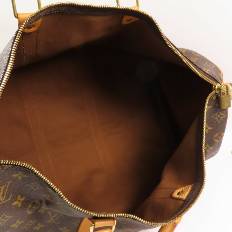 LOUIS VUITTON Monogram Keepall Bandouliere 50金扣波士頓包-18