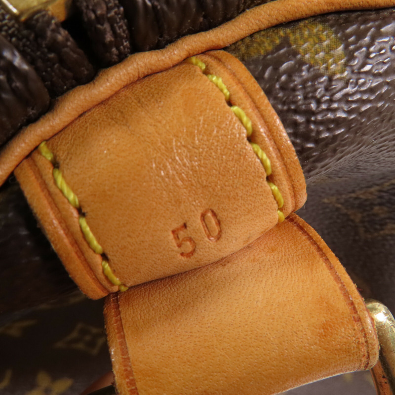 LOUIS VUITTON Monogram Keepall Bandouliere 50金扣波士頓包-23